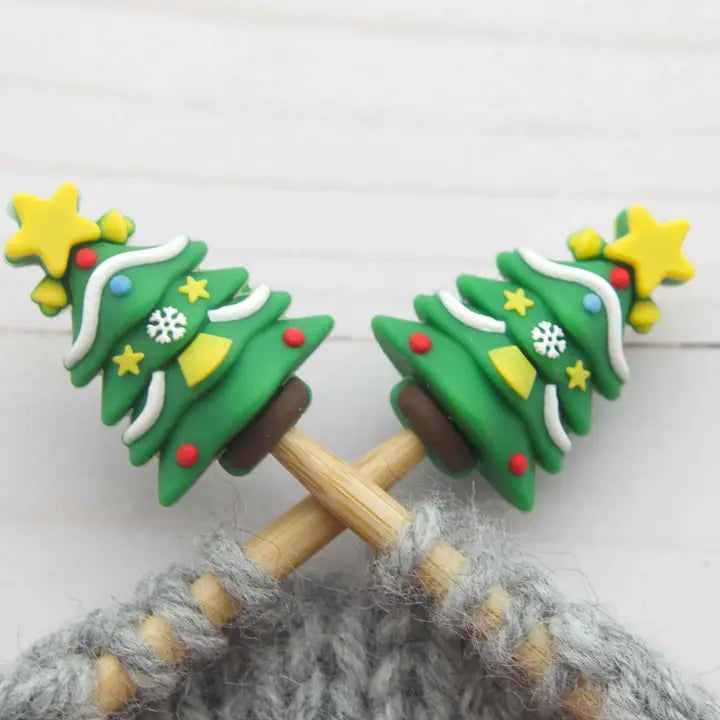 Fox & Pine Stitches - Festive Tree Stitch Stoppers
