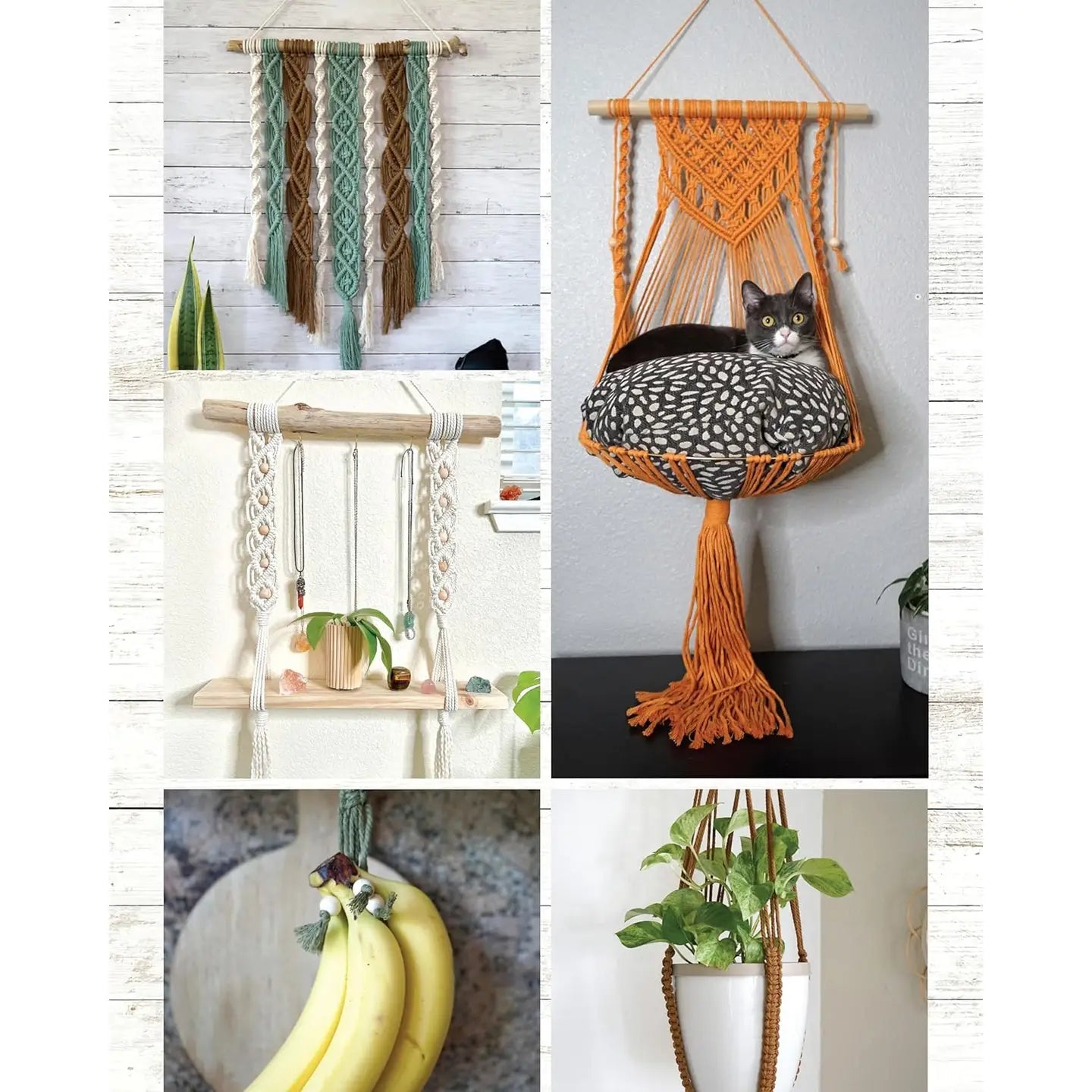 Complete Starter Guide To Macrame-15 Knotted Home Creations by Angela Barretta