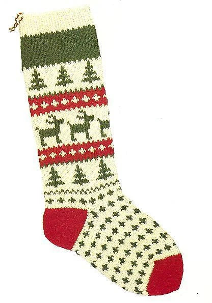 Briggs & Little Woolen Mills Christmas Stocking Kit - Santa's Reindeer