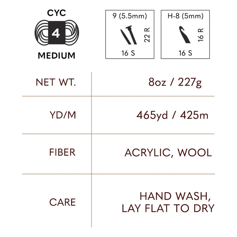 Lion Brand Yarns Fisherman's Wool - Natural