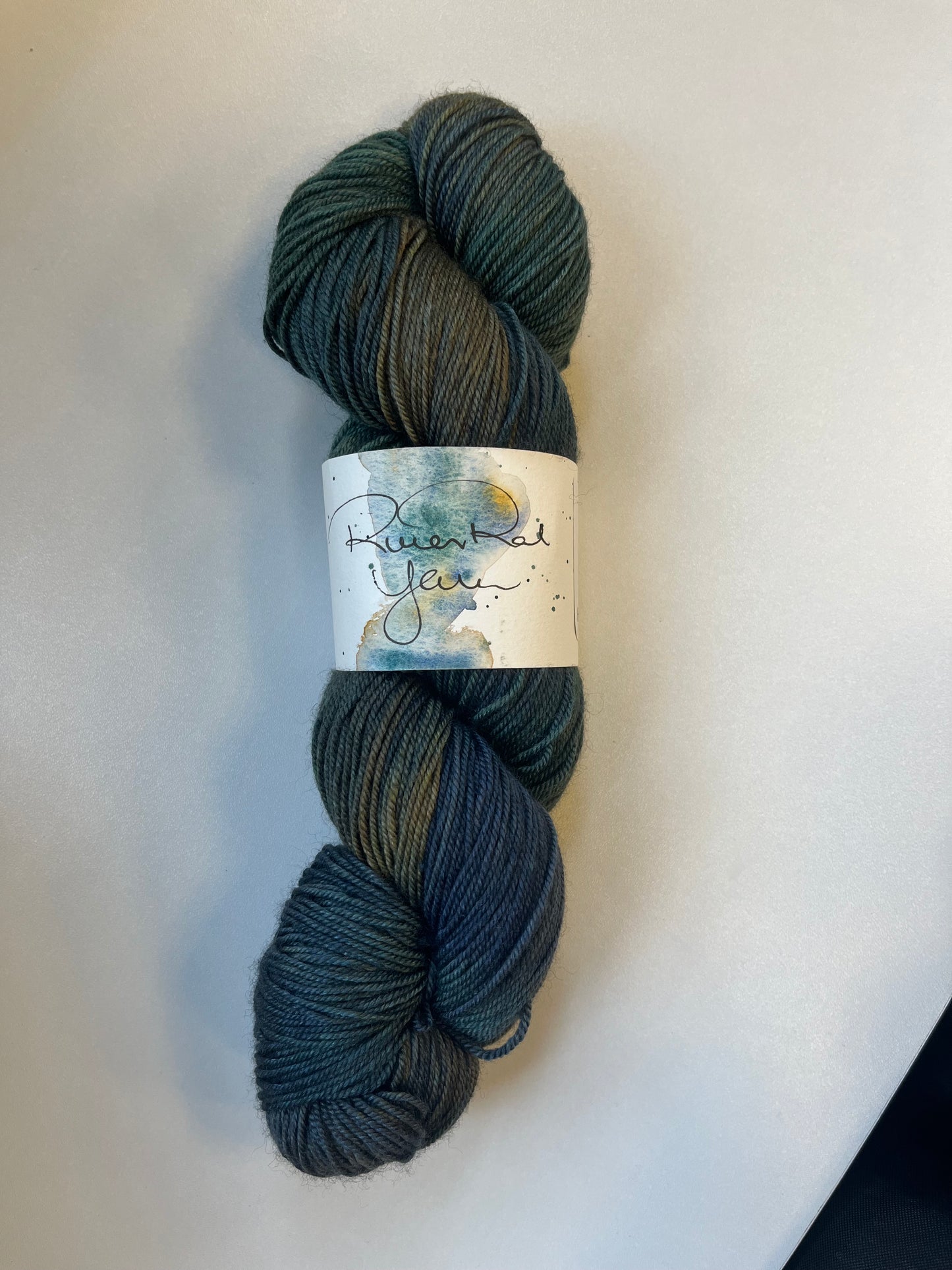 RiverRat Yarn Superwash/Silk/Yak Fingering - Geode