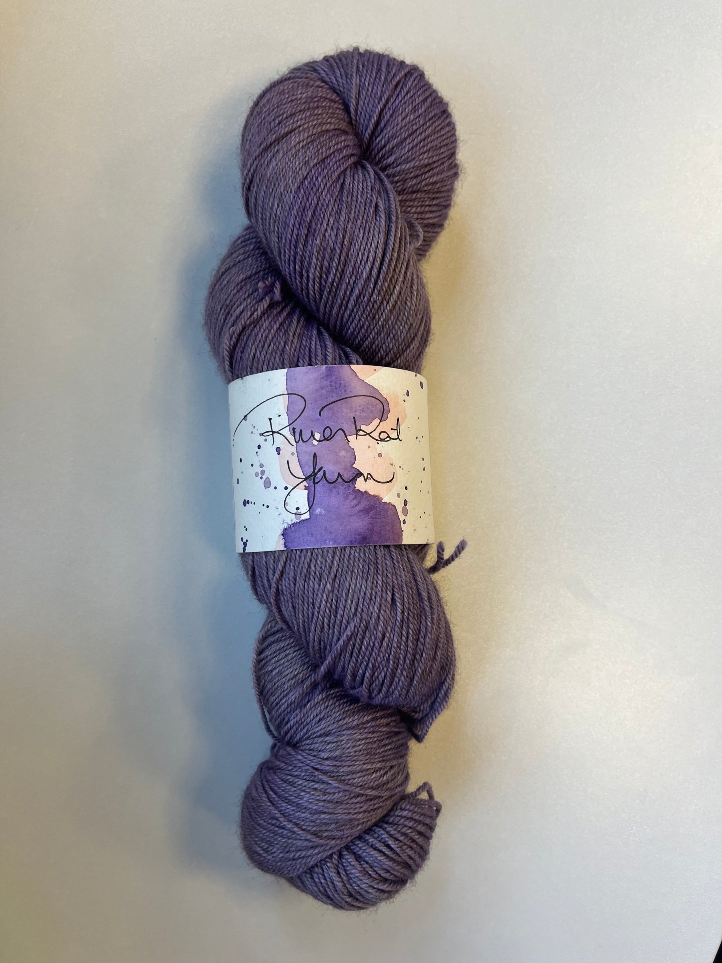 RiverRat Yarn Superwash/Silk/Yak Fingering - Lilac