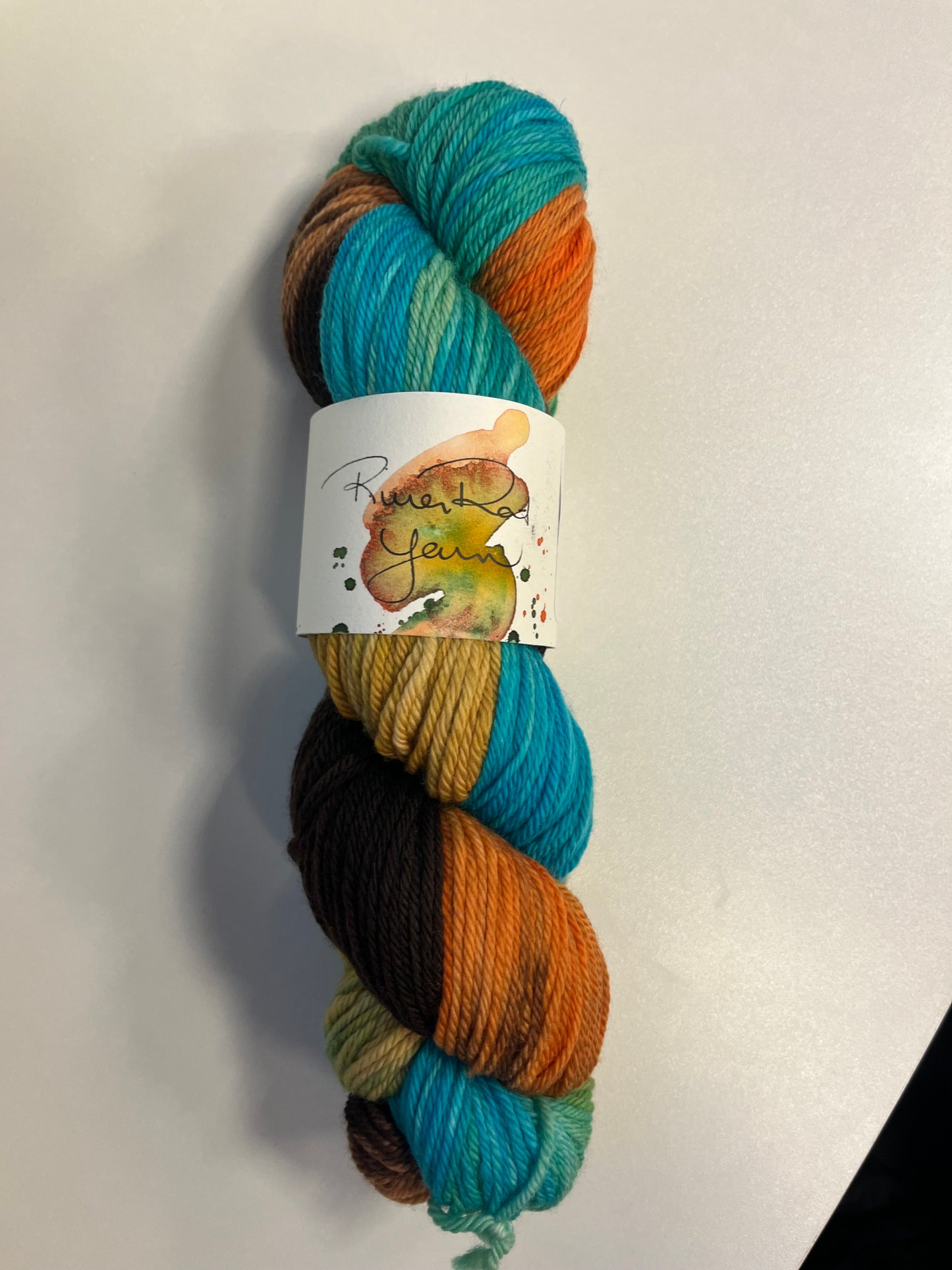 RiverRat Yarn 100% Superwash Merino Worsted - Southwestern Snail