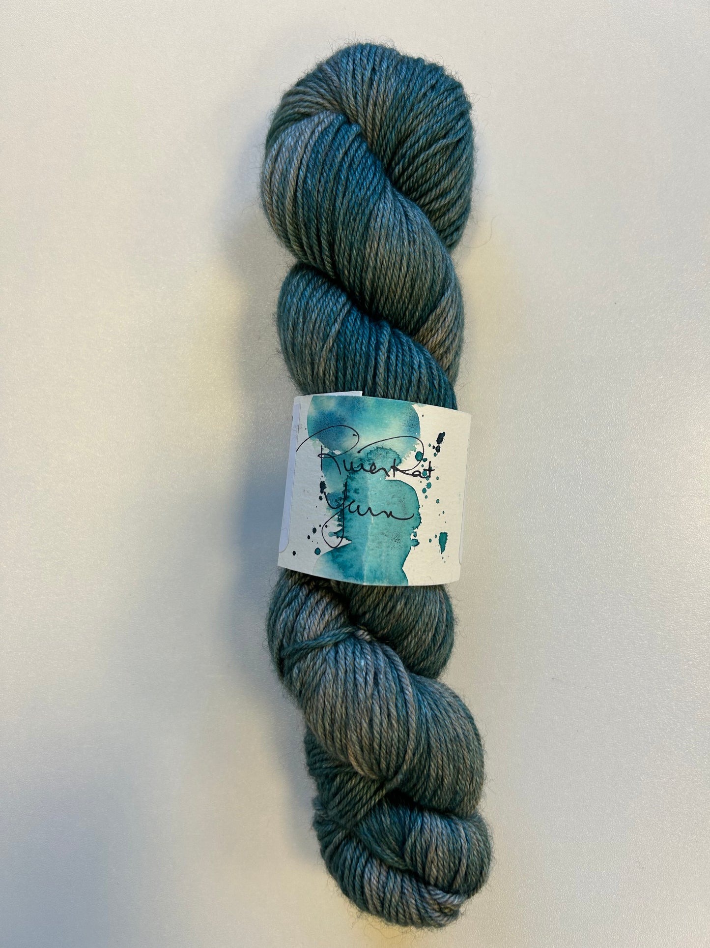 RiverRat Yarn DK Superwash Merino/Silk/Yak - Cobalt Teal