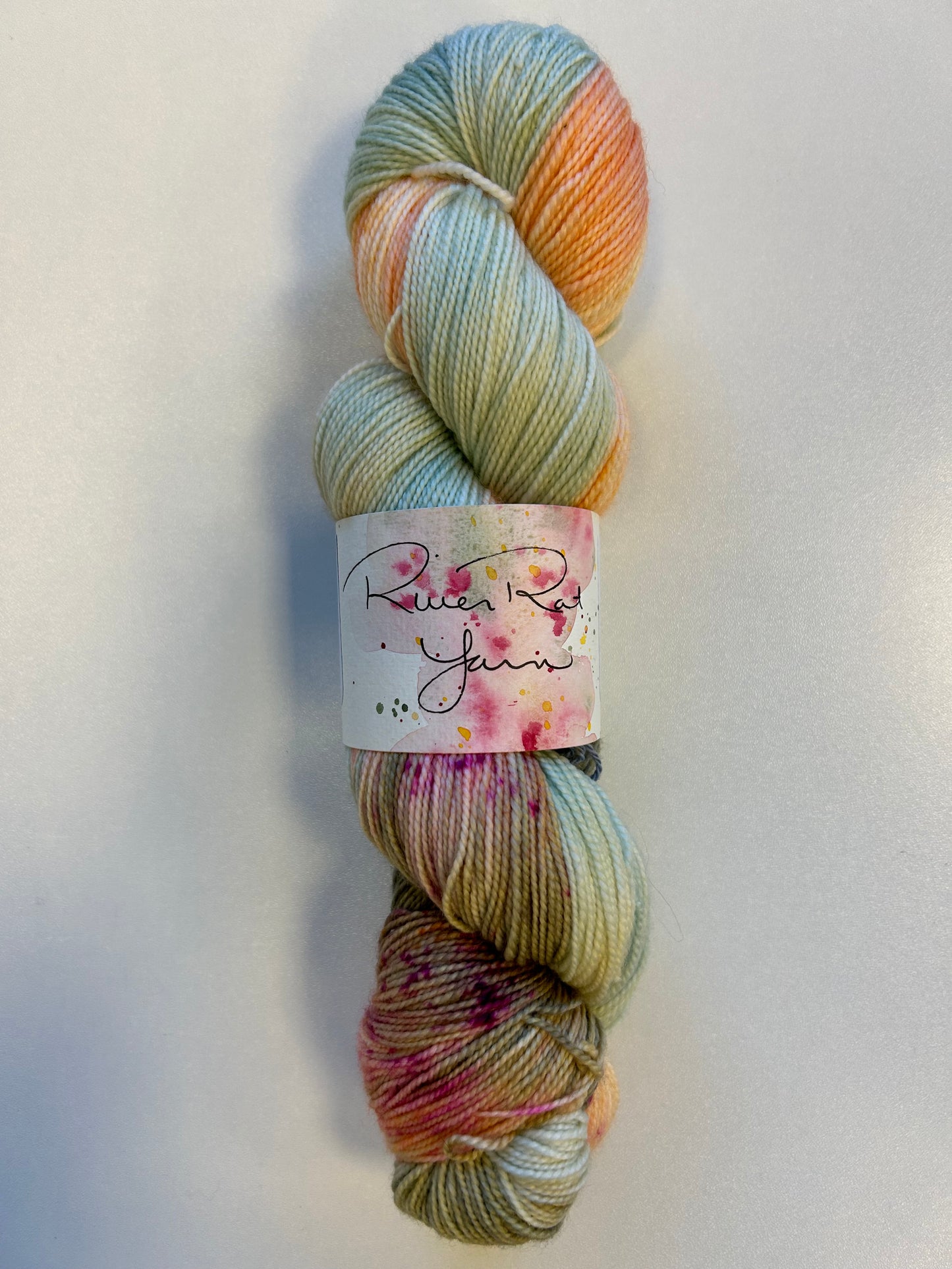 RiverRat Yarn Superwash Merino DK - Pastel Pumpkin