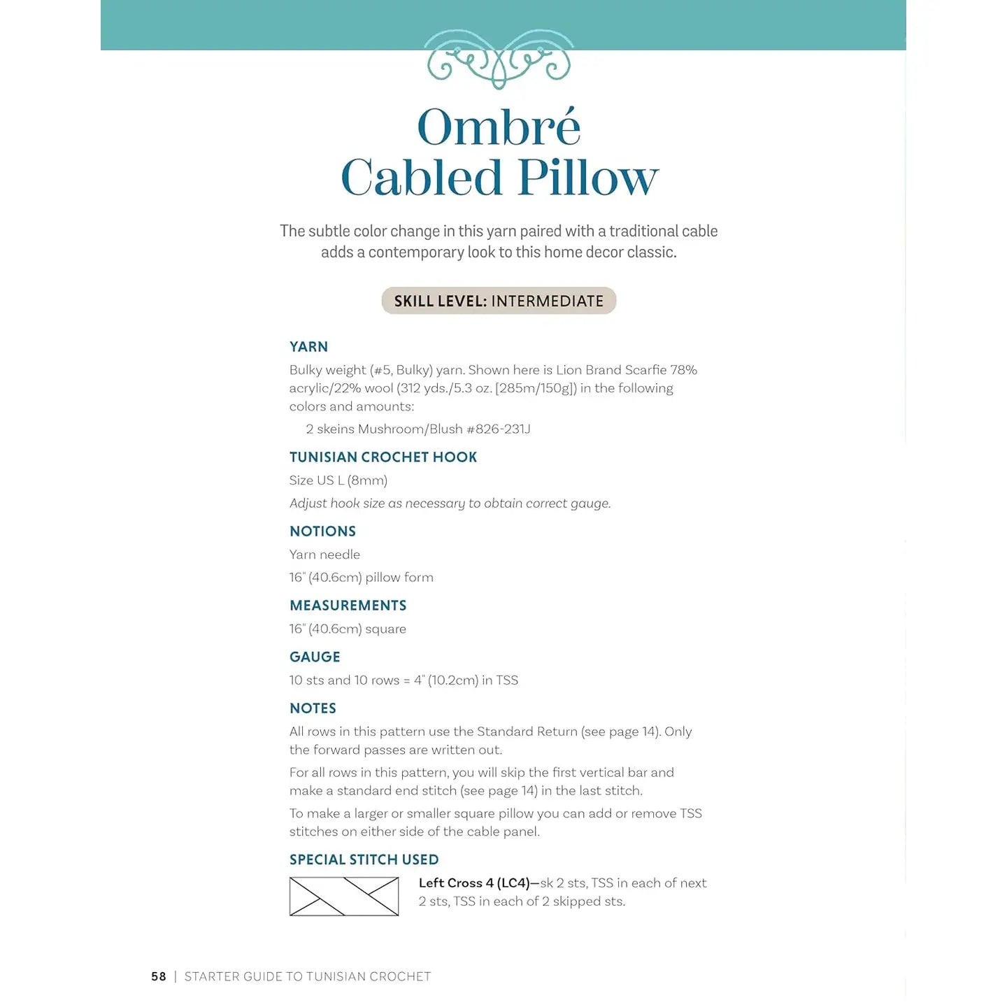 Starter Guide To Tunisian Crochet by Mary Beth Temple