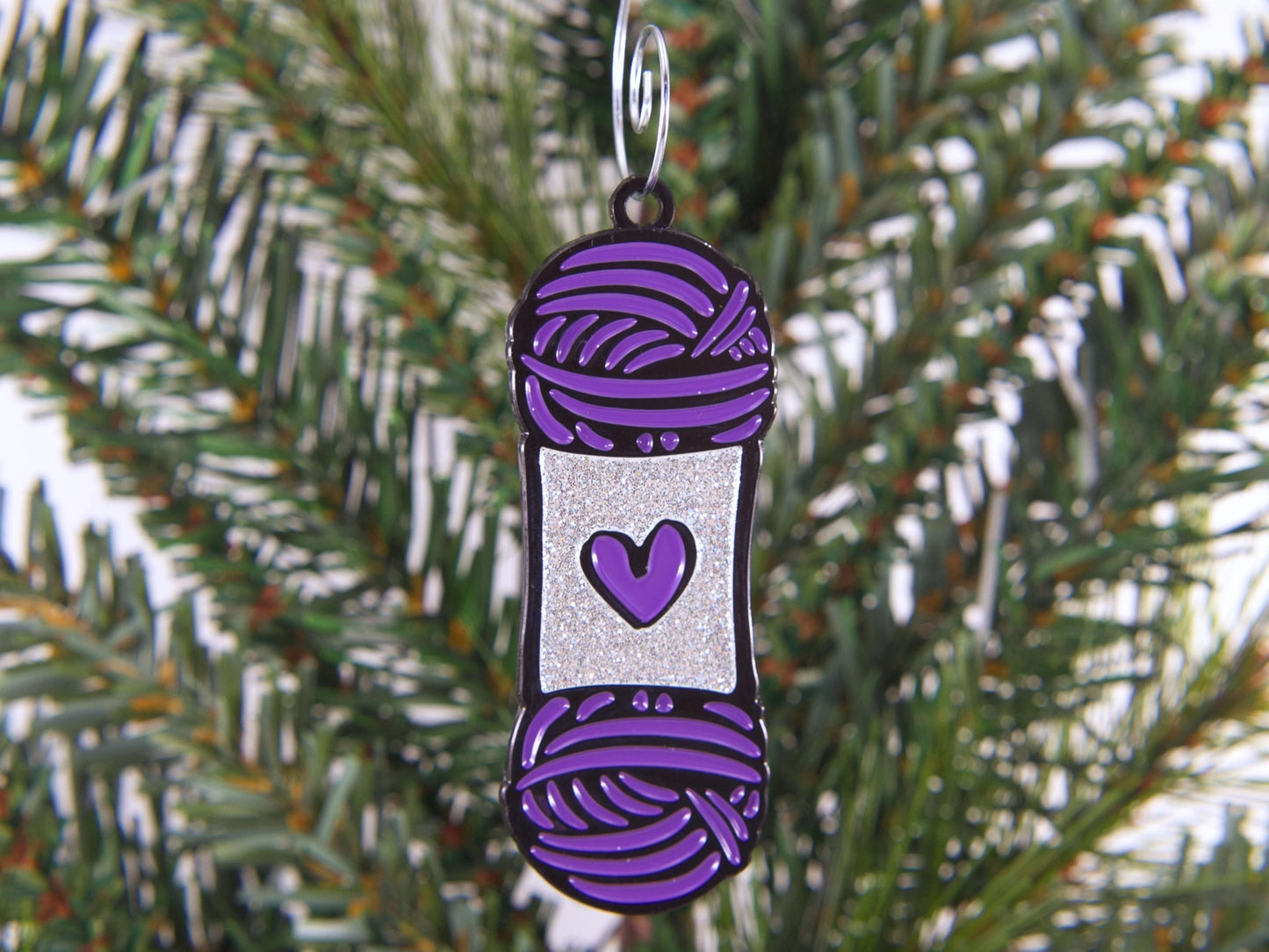 Fox & Pine Stitches - Yarn Skein Christmas Ornament
