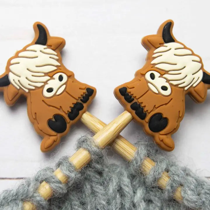 Fox & Pine Stitches - Highland Cow Stitch Stoppers