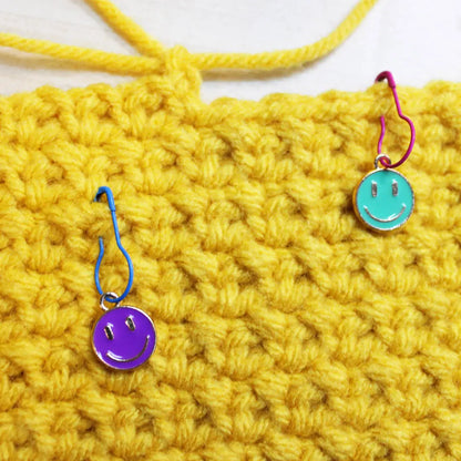 Anna B. Shop Smiley Stitch Markers