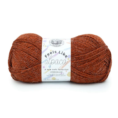 Lion Brand Yarns Feels Like Alpaca - Rust