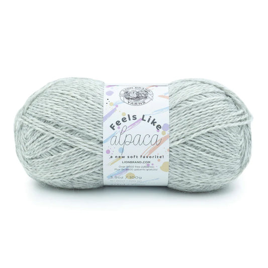 Lion Brand Yarns Feels Like Alpaca - Silver