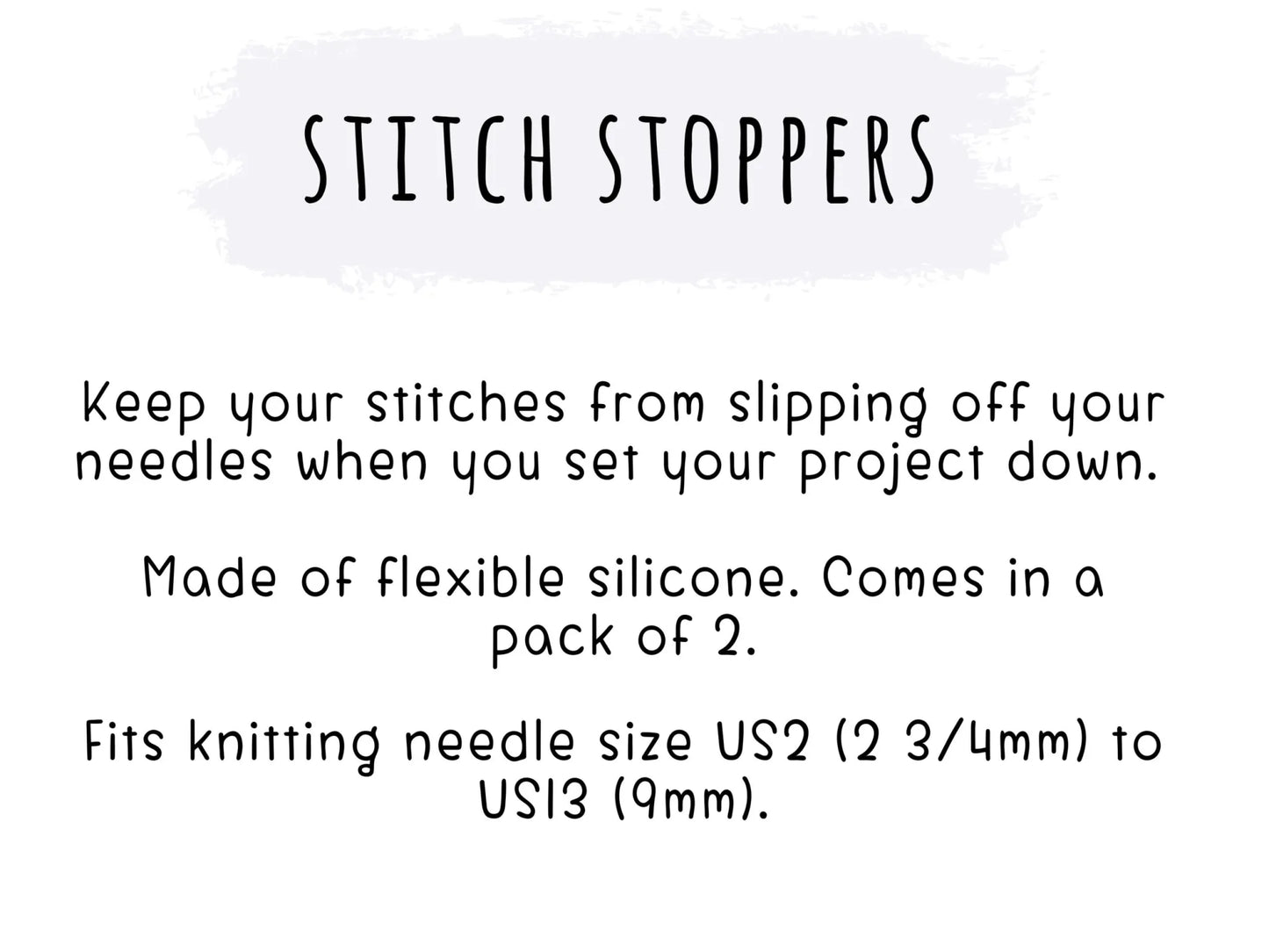 Fox & Pine Stitches - Blue Toque Stitch Stoppers