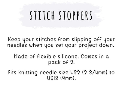 Fox & Pine Stitches - Octopus Stitch Stoppers