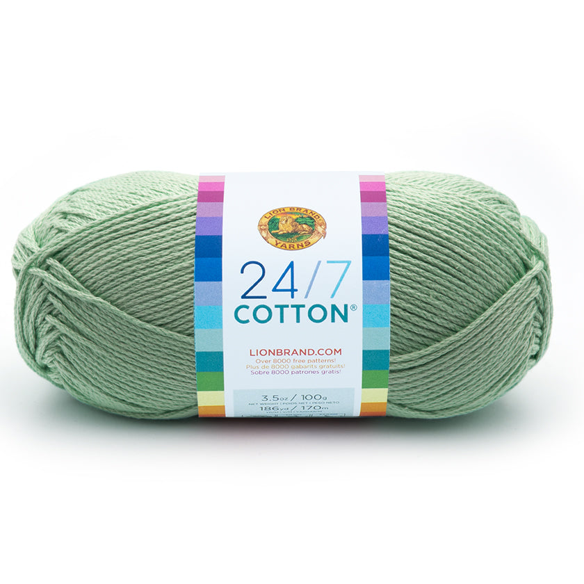Lion Brand 24/7 Cotton - Mint