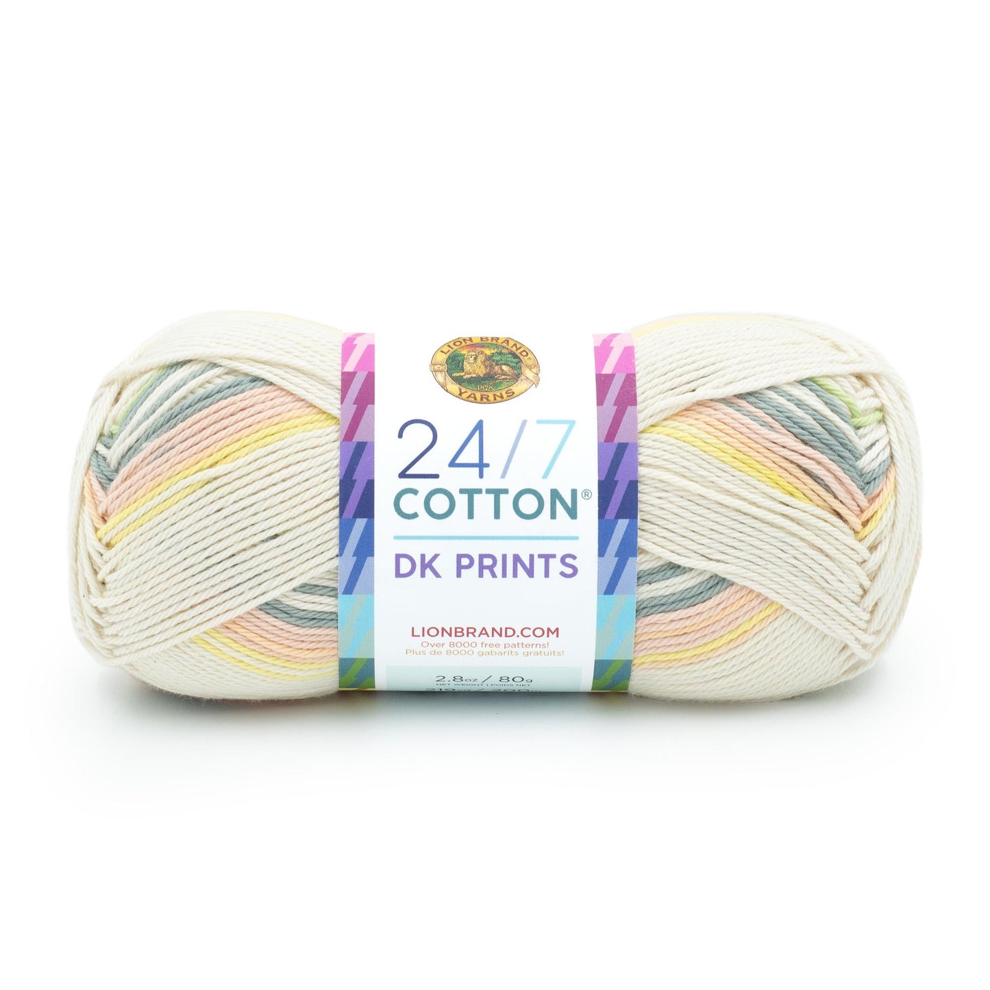 Lion Brand 24/7 Cotton DK - Seaglass