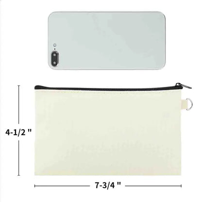 Anna B. Shop Small Canvas Pouch - Hold On, Let Me Overthink This