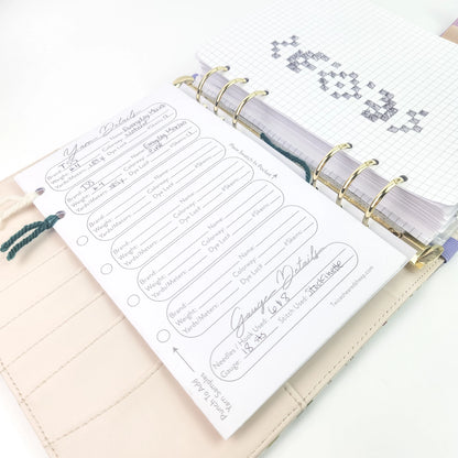 Twice Sheared Sheep - Indigo Grove Project Journal Planner For Knitters & Crocheters