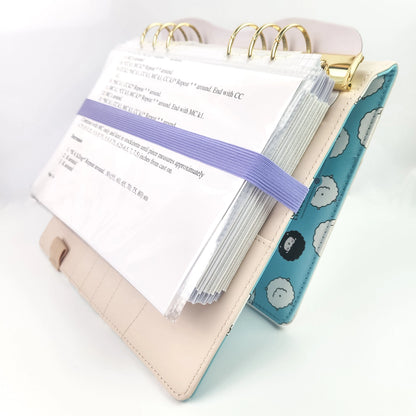 Twice Sheared Sheep - Teal Heart Project Journal Planner For Knitters & Crocheters