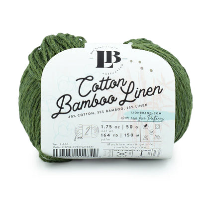 Lion Brand Yarns Cotton Bamboo Linen - Evergreen