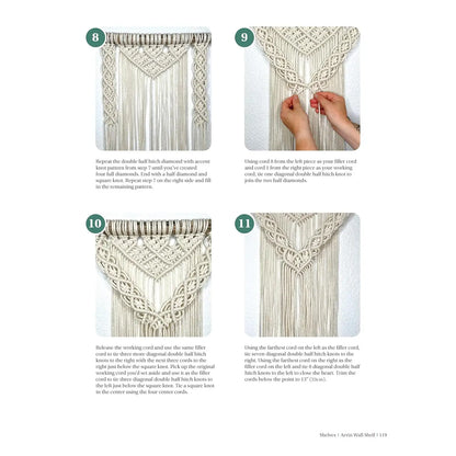 Complete Starter Guide To Macrame-15 Knotted Home Creations by Angela Barretta