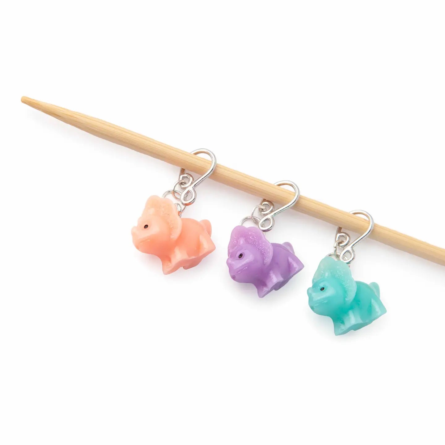 Twice Sheared Sheep - Triceratops Melody Stitch Markers