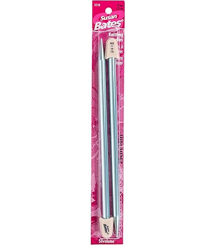 Susan Bates Silvalume Single Point Knitting Needles