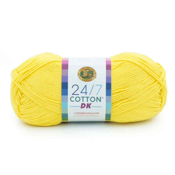 Lion Brand Yarns 24/7 Cotton DK - Lemon Drop