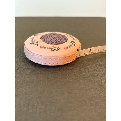Comma Craft Co Measuring Tape - Lavender Yarn Ball