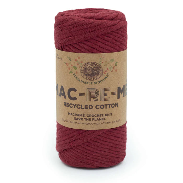 Lion Brand Yarns Mac-Re-Me - Red Velvet