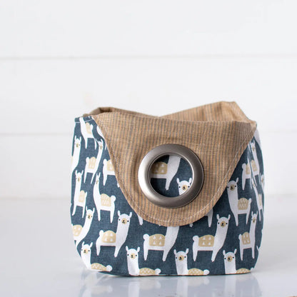 Binkwaffle Dumpling Bag - Alpacas