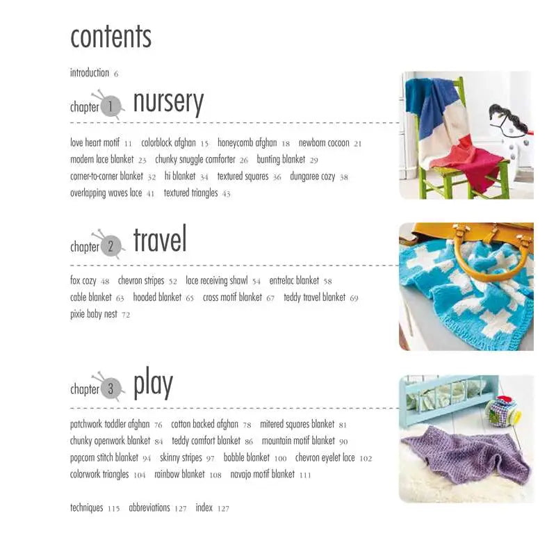 35 Knitted Baby Blankets By Laura Strutt