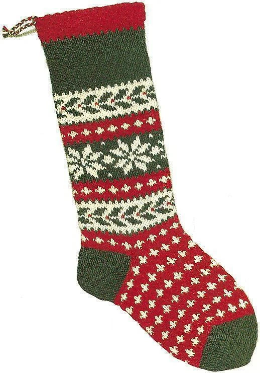 Briggs & Little Woolen Mills Christmas Stocking Kit - Snowflake
