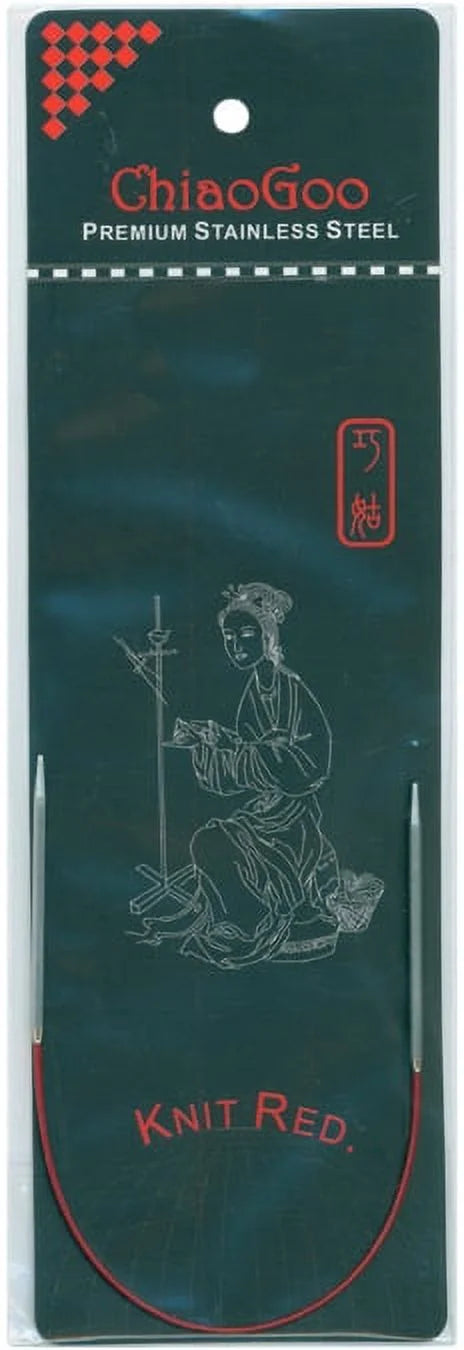ChiaoGoo Red Circular Needle 9"