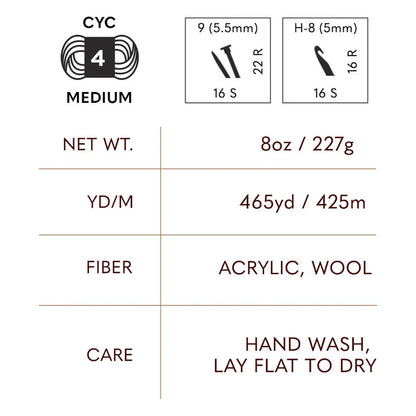 Lion Brand Yarns Fisherman's Wool - Natural