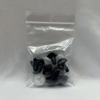 18mm Safety Eyes - Black