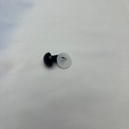 12mm Safety Eyes - Black
