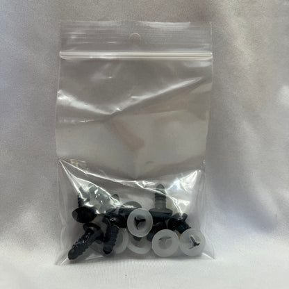12mm Safety Eyes - Black