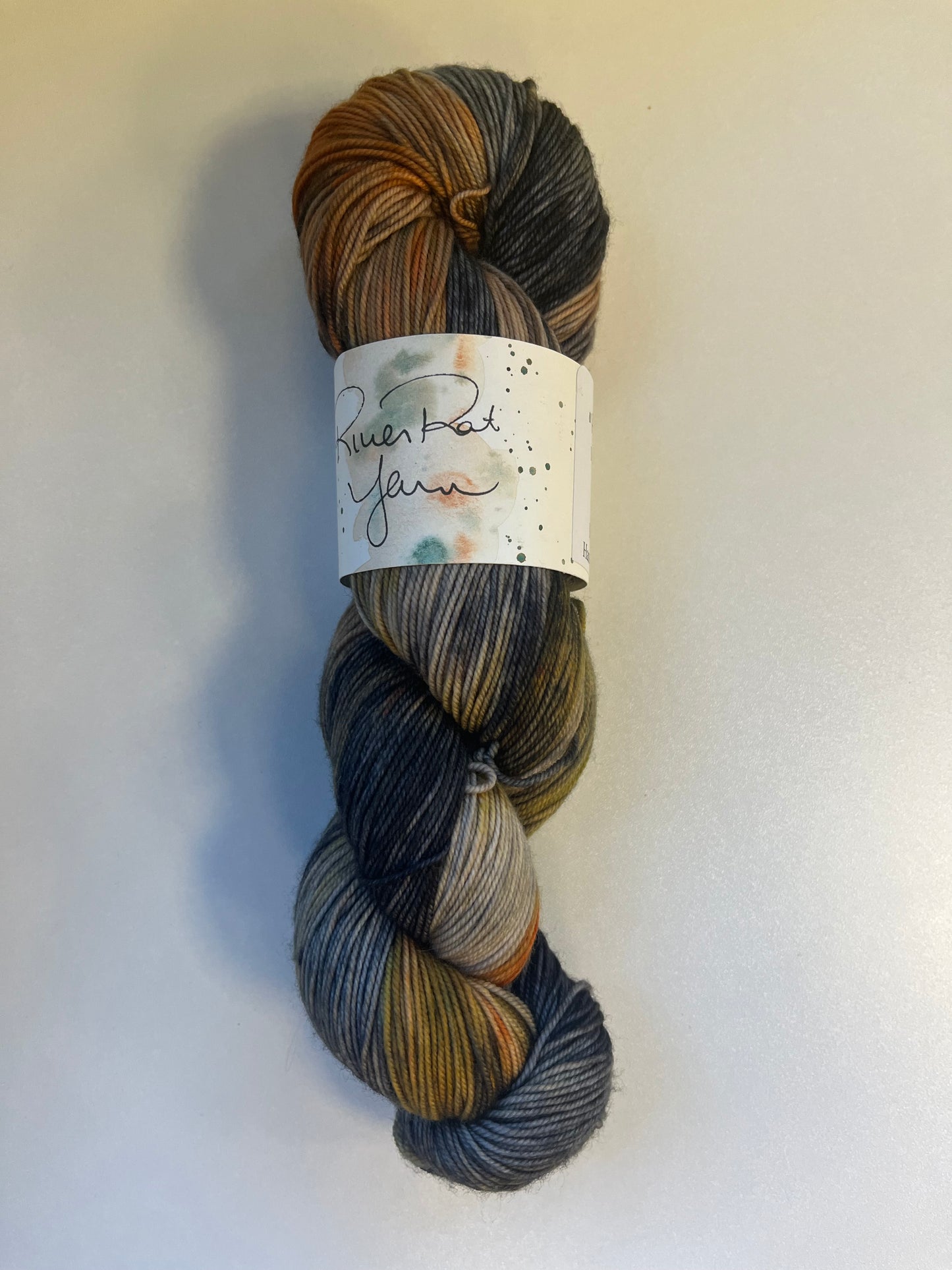 RiverRat Yarn Superwash Merino Fingering - Fall in the Cracks