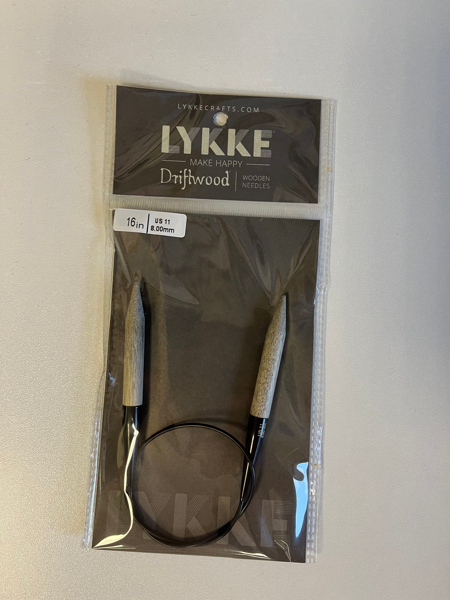 Lykke 16" Circular Needles - Driftwood