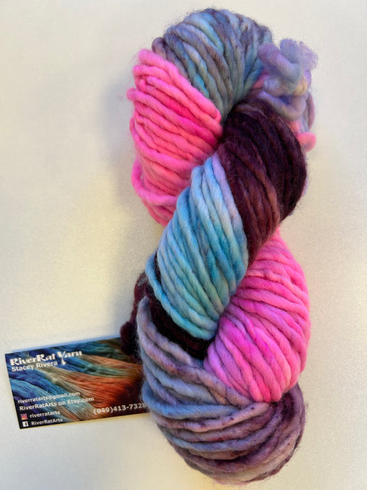 RiverRat Yarn Super Bulky - Cotton Candy Venom