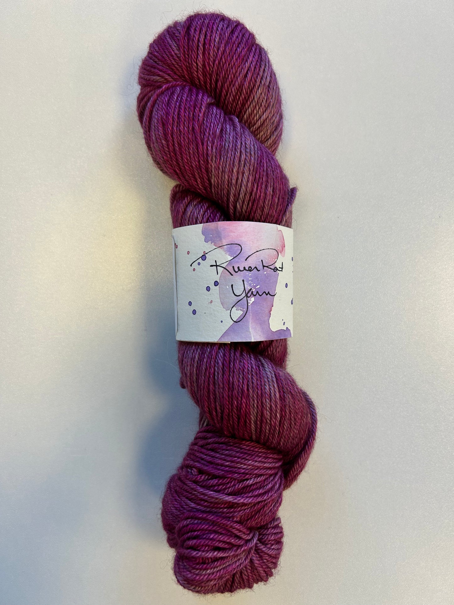RiverRat Yarn DK Superwash Merino/Silk/Yak - Twisted Magenta