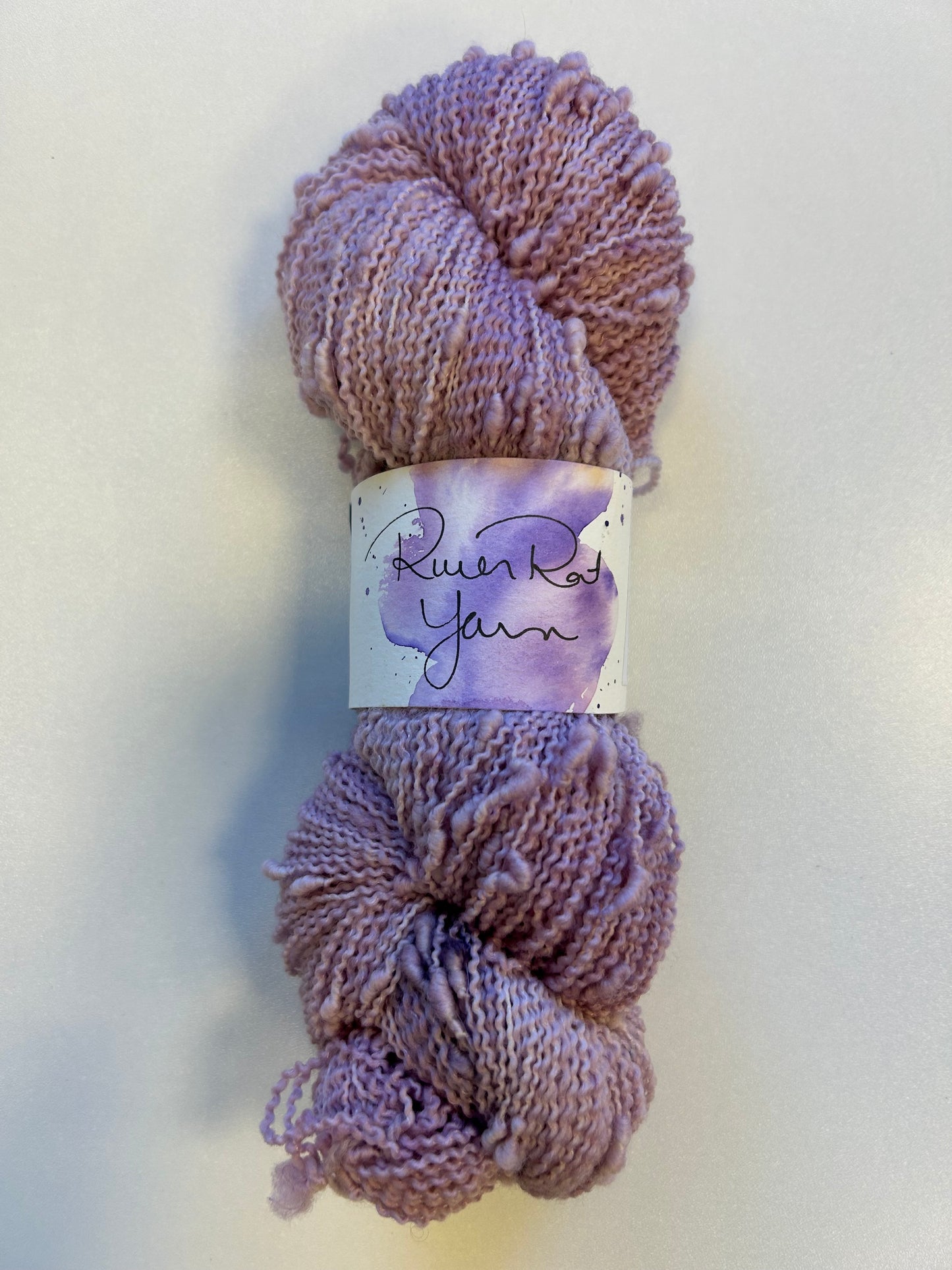 RiverRat Yarn Fingering Weight Slub Yarn Superwash Merino/Nylon - Unknown Purple Colorway