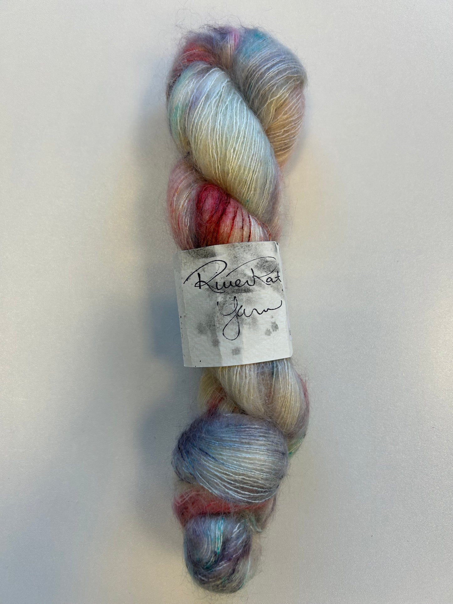 RiverRat Yarn Mohair/Silk Lace Weight - Melted Rocket