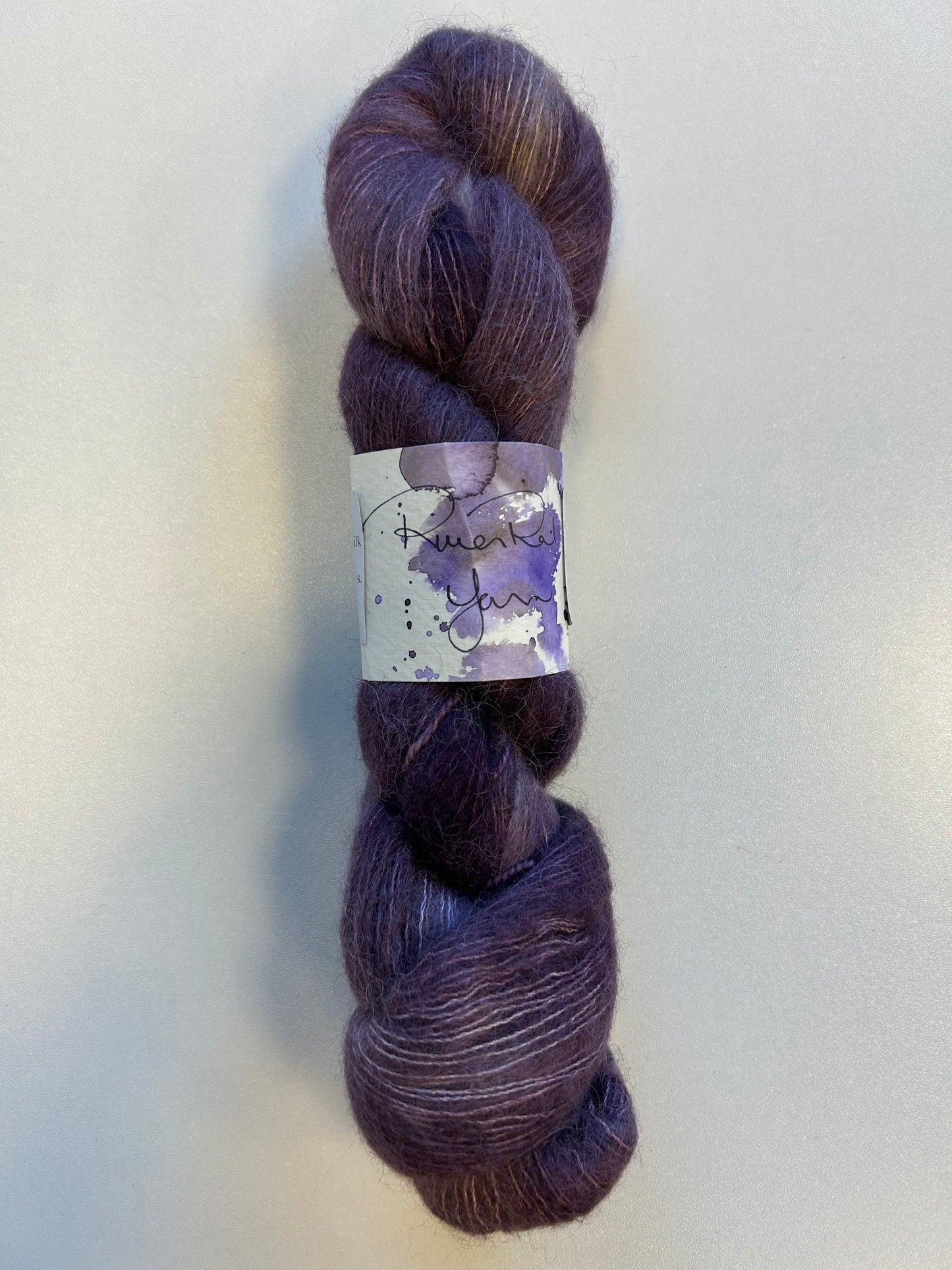 RiverRat Yarn Mohair/Silk Lace Weight - Grape Ape