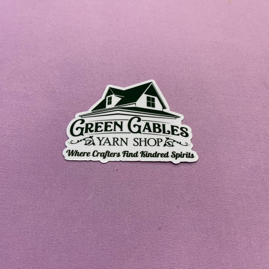 Green Gables Yarn Shop Logo Sticker
