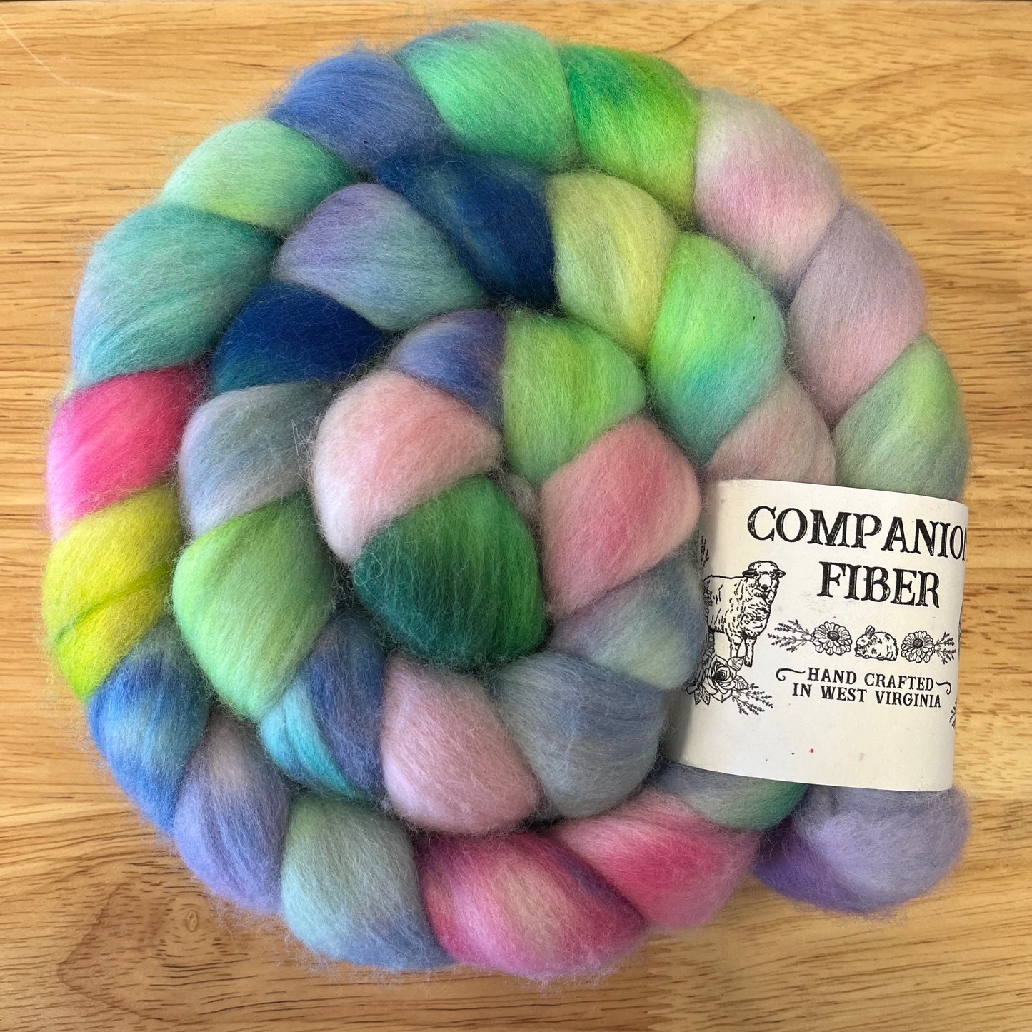 Companion Fiber Roving - Pocket of Posies