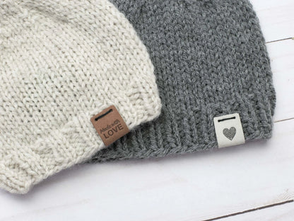 Fox & Pine Stitches Fold Over Tags - Made with Love