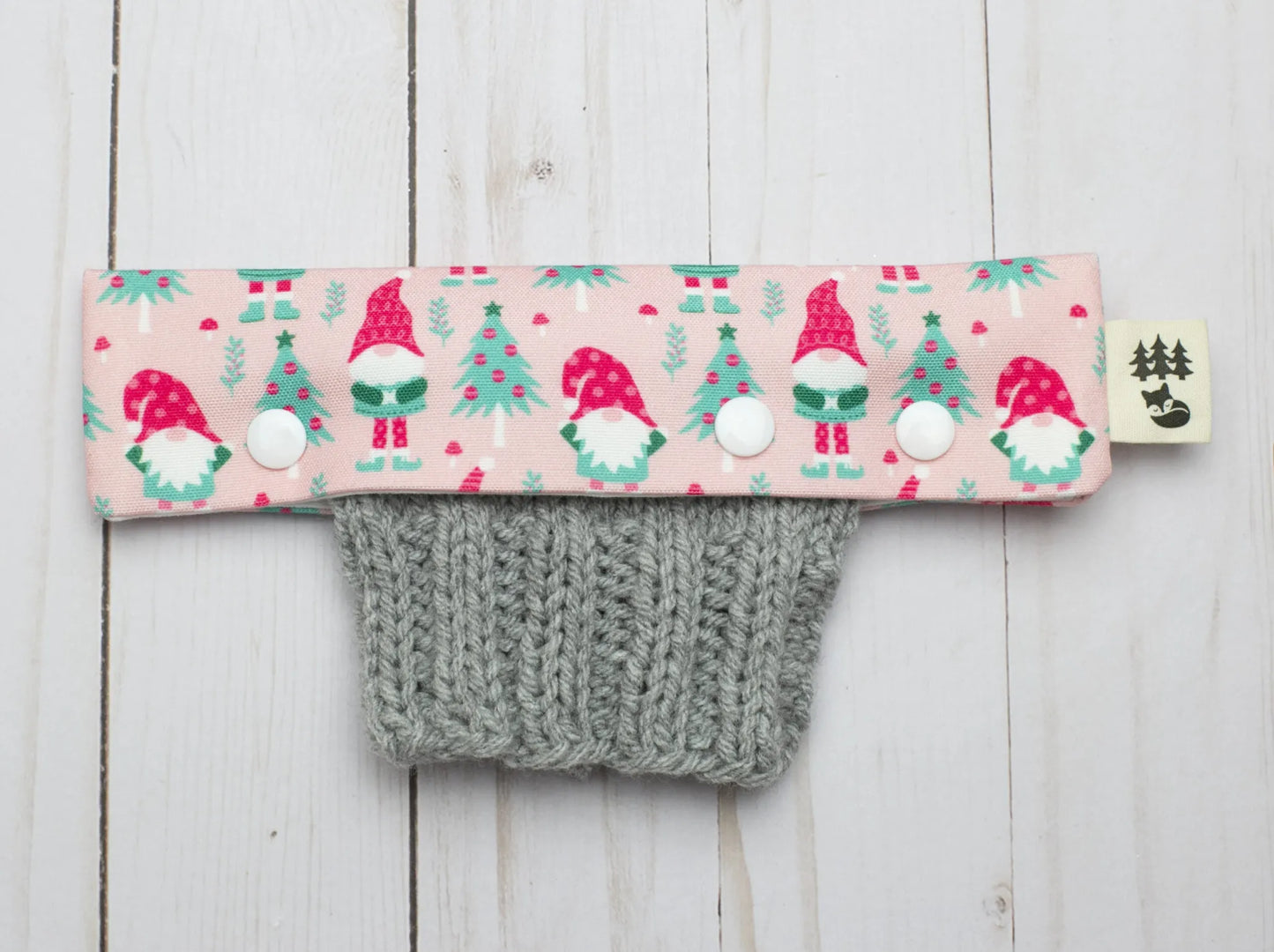 Fox & Pine Stitches Douple Pointed Needle Holder - Festive Gnome