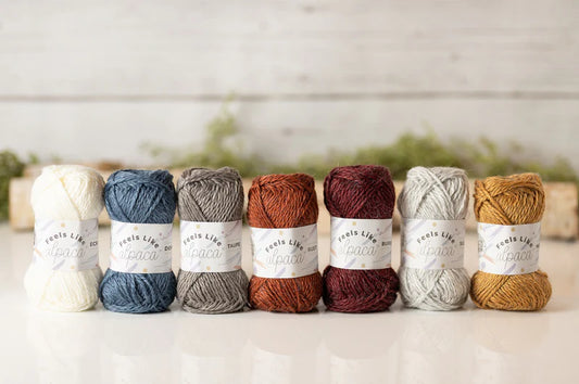 Lion Brand Yarns Feels Like Alpaca Yarn Minis - Assorted 7 Pack