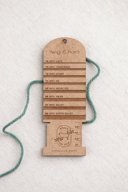 Twig & Horn Wraps Per Inch Tool